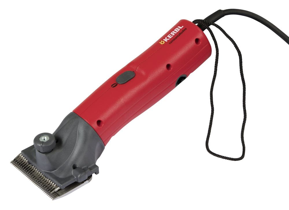 Maszynka do strzyżenia koni/bydła ConstantaRodeo, 230V, z zestawem ostrzy 35/24, czerwony, Kerbl - Cavalo